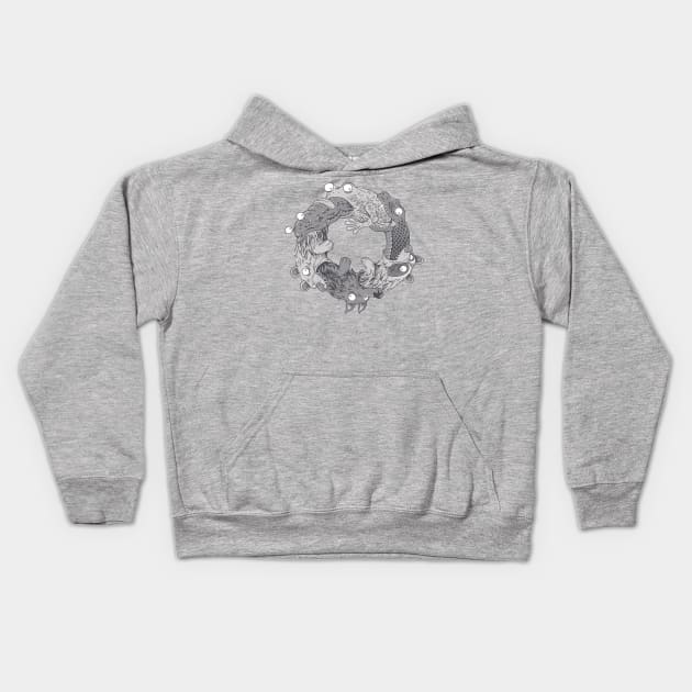 Circle of Life Kids Hoodie by dv8sheepn